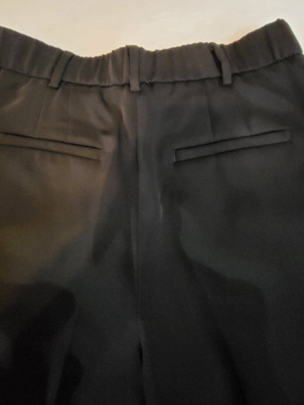 RW&CO. Black Wide-Leg High-Waist Trousers - Picture 8 of 14